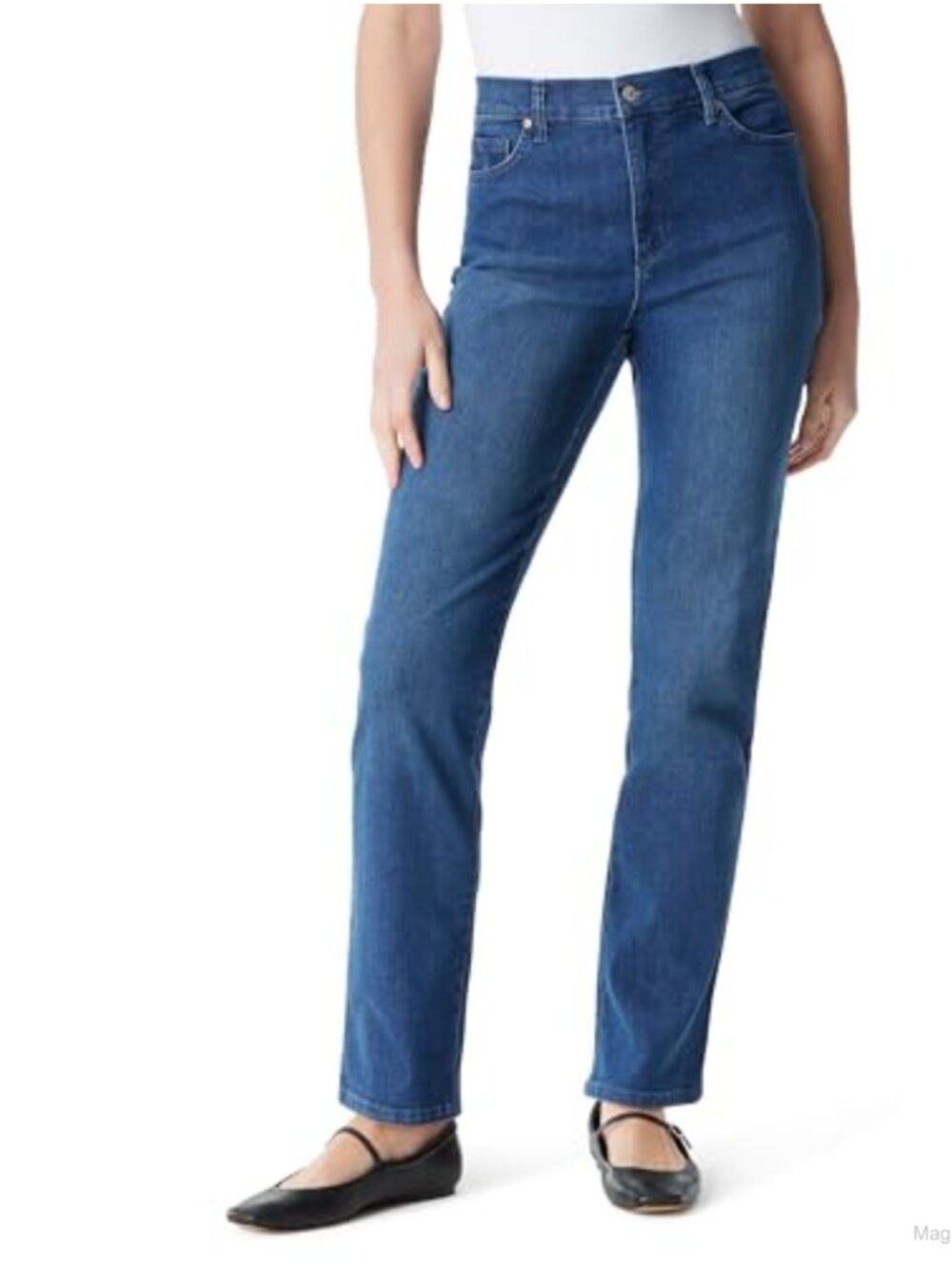 Gloria Vanderbilt Women's Classic High Rise Tapered Amanda Jeans, 5-Pocket,